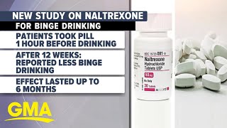 Study suggests naltrexone could help prevent binge drinking [upl. by Nesyt]