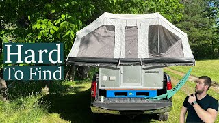 A Tour of our Unique Truck Bed Camper  Quicksilver Livin Lite TC1 truckbedcamping [upl. by Alliuqaj]