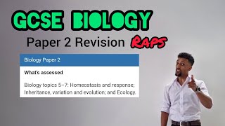 GCSE Biology Paper 2 Revision Raps [upl. by Rosemary903]