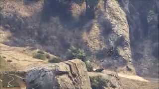 GTA V Stunt Jump Walkthrough 850 Raton Canyon [upl. by Ettenom]