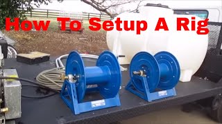 Pressure Washing Rig Set Up Basic Overview [upl. by Mechelle411]