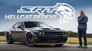 797hp Dodge Challenger Hellcat Redeye Review  Too Crazy For The UK  4K [upl. by Sarat282]