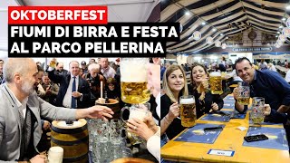 Birra luna park e stinco di maiale alla Pellerina è febbre Oktoberfest [upl. by Ymma]