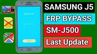 Samsung J5 SMJ500 Frp Bypass  J5 Google Account Unlock Without Pc New Method Last Update 2023 [upl. by Madelin]