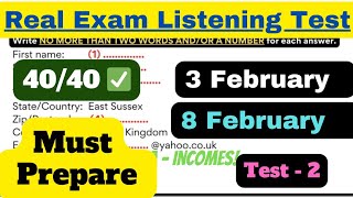 IELTS LISTENING PREDICTION OF 3 FEBRUARY 2024  REAL EXAM LISTENING  3 FEBRUARY IELTS EXAM 2024 [upl. by Pergrim758]