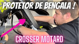 Fácil  Protetor de bengala Lander X na Crosser 150  Canal D2M OffTopic [upl. by Yenruogis]