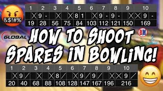 How To Shoot Spares In Bowling  The Easiest amp Most Important Way To Increase Your Average [upl. by Yci861]