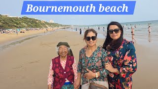 Bournemouth beach ⛱️ 2024 🇬🇧 [upl. by Ueihttam]