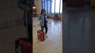 Hiba Bukhari and Sheheryar Munawar spotted together at Karachi Airport  Lollywood WorlD  Pak Celeb [upl. by Darooge]