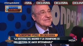 🚨 ¡Entrevista EXCLUSIVA a FLORENTINO PÉREZ en EL CHIRINGUITO [upl. by Lybis]