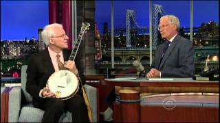 David Letterman 20120924 Steve Martin Banjo Session ft Mark Johnson amp Emory Lester [upl. by Hsu]