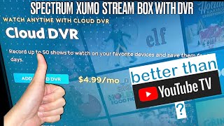 Spectrum Xumo Stream Box DVR  Better than YouTube TV [upl. by Craven]