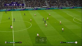 PAOK vs Royale Union SaintGilloise 13072024 Club Friendlies PES 2021 [upl. by Attiuqahs]