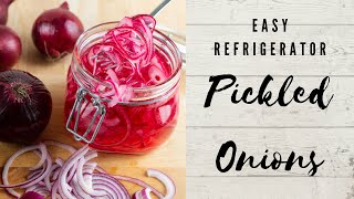 Pickled Red Onions Recipe Easy [upl. by Merline720]