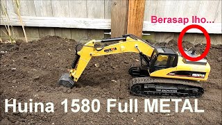 Review Singkat Huina 1580 Full Metal RC Excavator Realistic [upl. by Eudora228]