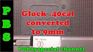 DIY convert Glock 40cal into a 9mm 2319 [upl. by Korey276]