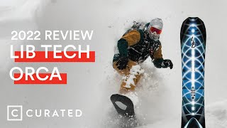 2022 Lib Tech Orca Snowboard Review  Curated [upl. by Anehsuc]