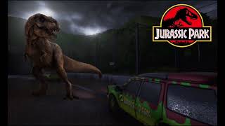 Jurassic Park 1993 TRex Sound Effects My Version [upl. by Stilu]