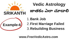 Telugu Chart6  Predicting using D1 Nakshatras  Vedic Astrology Srikanth [upl. by Raji530]