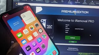 bypass iPhone XRXS1112131414plus with signal  IRemoval PRO  ios 177 [upl. by Eelrebmik]