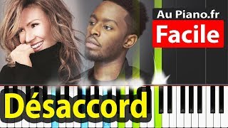 VITAA ft DADJU Désaccord Piano Facile Tuto Cover [upl. by Sherilyn490]