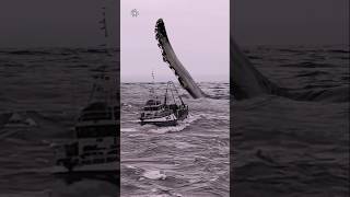 The giant Whale Monster waved🐋🐳🐲🐡giantcreatures giantwhale deepseafishing [upl. by Fe]