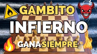 GANA 910 PARTIDAS con el GAMBITO INFIERNO🔥😱 [upl. by Adyan]