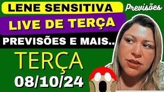 LENE SENSITIVA PREVISÕES LIVE de TERÇA 081024 lenesensitiva 🇧🇷❤️ [upl. by Ahsemad]