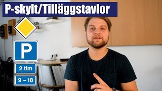 Parkeringskylt och tilläggstavlor [upl. by Aleahc]