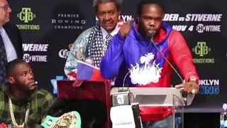 Trash Talking bermane stiverne vs deontay Wilder [upl. by Satsoc252]