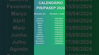 Tabela pagamento PISPASEP PIS PASEP short tabela [upl. by Brackett809]