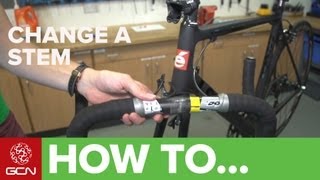 How To Change A Stem  Bicycle Mechanics [upl. by Schwejda424]