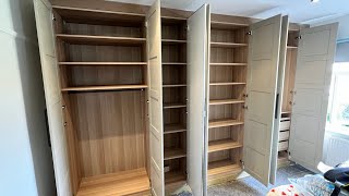 IKEA PAX HACK  fully fitted wardrobes [upl. by Boycie181]