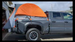 2024 Tacoma TRD OffRoad 6FT with a RIGHTLINE Bed Tent [upl. by Anaerda749]