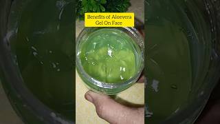 Benefits Of Aloevera Gel On Face😲 shorts aloevera benefitsofaloevera skincare aloeveragel yt [upl. by Neveda]