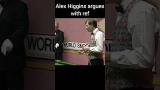 ALEX HIGGINS ARGUMENT snooker ronnieosullivan shorts [upl. by Zined]