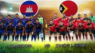 TIMOR LESTE VS CAMBODIA HIGHLIGHTS ALL GOAL 2018 [upl. by Marcelo18]