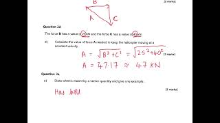 Physics Y12 Scalars and Vectors HW Easy Qs [upl. by Adnoraj]