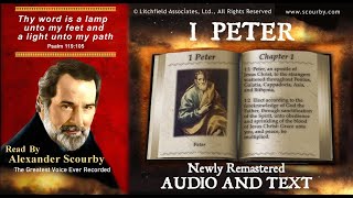 60  Book of 1 Peter  Read by Alexander Scourby  AUDIO and TEXT  FREE on YouTube  GOD IS LOVE [upl. by Niwle]