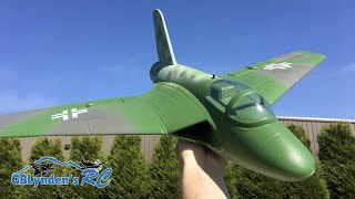 The Fast amp Fun Freewing Lippisch P15 64mm EDF Jet Flight In Wind [upl. by Nawram]