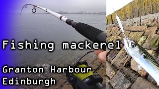 Fishing Mackerel  Granton Harbour  Edinburgh  Scotland  22072021 [upl. by Leonidas]