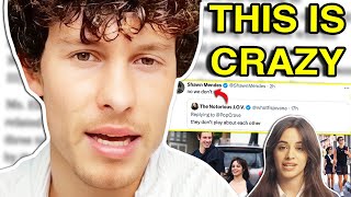 SHAWN MENDES ADDRESSES CAMILA CABELLO DRAMA [upl. by Nnayrrehs]