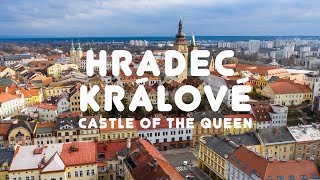 Hradec Králové  Queen´s Castle a beautiful city in Czech Republic  Drone 4K [upl. by Steinman269]