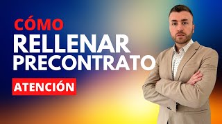 ¿CÓMO RELLENAR EL PRECONTRATO DEL ARRAIGO SOCIAL [upl. by Nolrak]