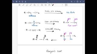 POC ALKENE  Baeyer’s Reagent  Organic Chemistry [upl. by Gierk]