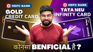 HDFC Regalia Gold Vs Tata Neu Infinity Credit Card  10 Cashback [upl. by Karola563]