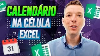 Excel Calendário na Célula [upl. by Gambell]