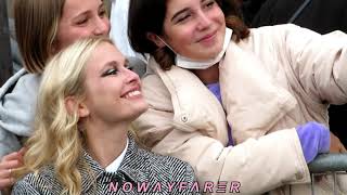 Camille RAZAT NETFLIXS EMILY IN PARIS takes selfies with her fans  LOreal show 03102021 [upl. by Atteselrahc]