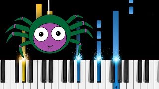 Itsy Bitsy Spider  EASY Piano Tutorial [upl. by Anirtap]