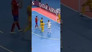 worldcup fifa futsal higuita uzbekistan kazakhstan goalkeeper brazil savings spain group [upl. by Luckett]